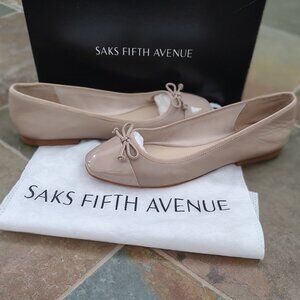 New Saks Fifth Avenue Ballet Flats